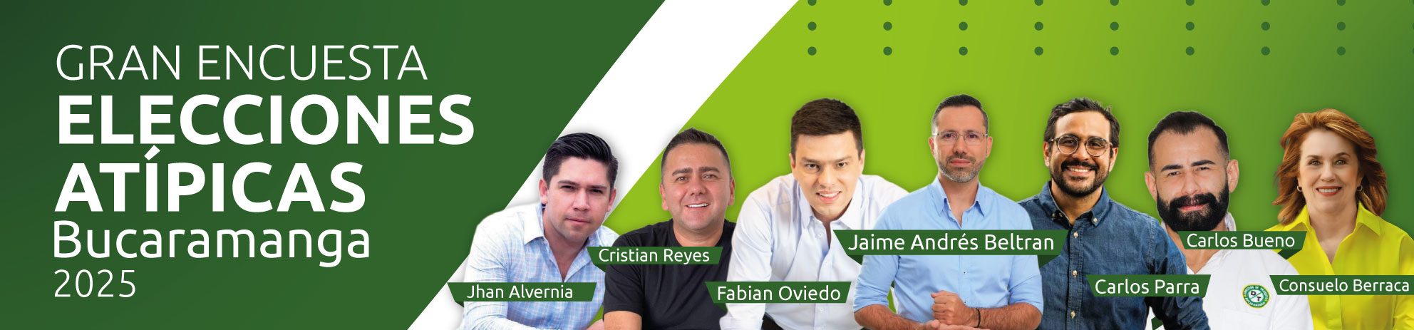 Banner de Encuesta de Favorabilidad Alcaldía de Bucaramanga